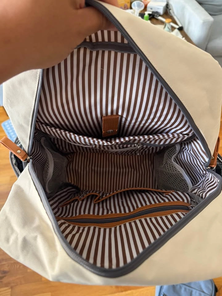 Insulated Diaper Bag with Separate Cooler bag Set - photo 5