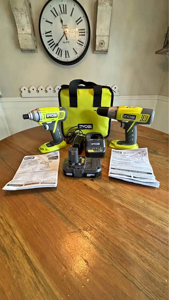 Ryobi ONE+ 18V Drill and Impact Driver Combo Kit