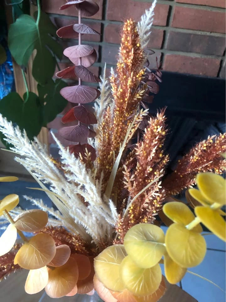 Glass Vase With Fall Foliage 🏈 - photo 4