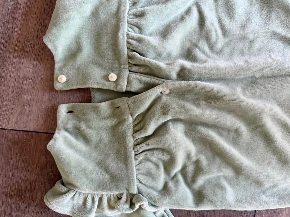 Ralph Lauren Baby Girl Velour Coverall - photo 5