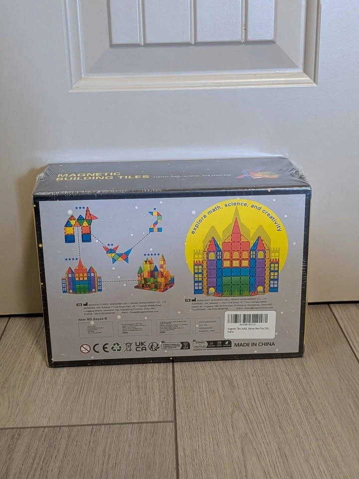 Brand New Magnetic Tiles for STEM LEARNING - 102 piece set - photo 2