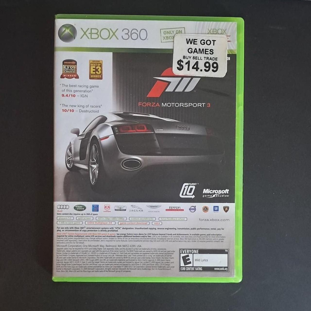 Halo 3: ODST, Forza Motorsport 3 & Black Ops II - Xbox 360