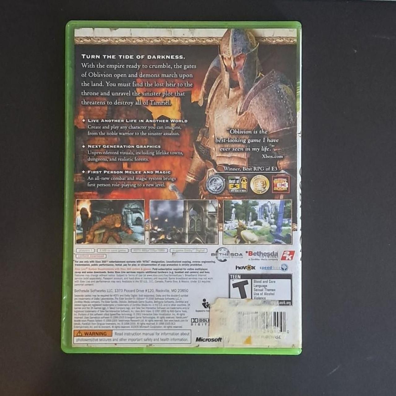 Elder Scrolls IV Oblivion Xbox 360 - photo 3