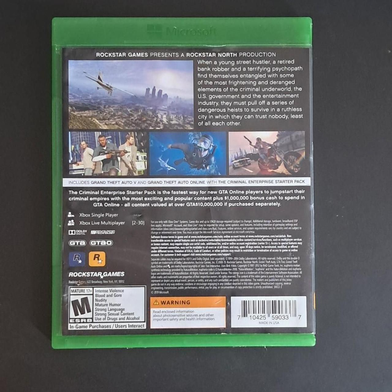 GTA V Premium Edition Xbox One - photo 2