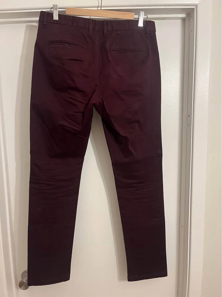 RW&Co Slim Burgundy Chinos - photo 3
