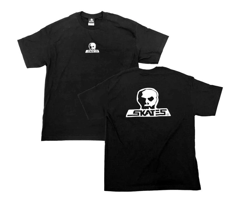 skull skate decals and tees