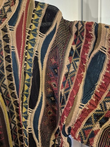 Vintage Tundra NWOT NOS Men’s Multicolor 3D Sweater Lg - photo 5