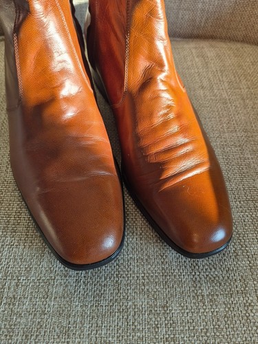 Vintage Men's Size 8D Florsheim Chestnut Leather Boots - photo 3