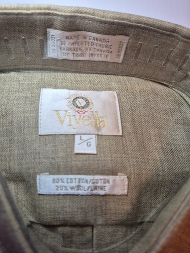 Viyella New NWT Men's Button-Down Shirt Taupe/Shitake Large - photo 3