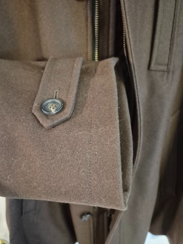 Vintage Mac Mor Men's Brown Wool-Blend Pea Coat Size Lg - photo 4