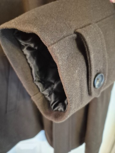 Vintage Mac Mor Men's Brown Wool-Blend Pea Coat Size Lg - photo 5