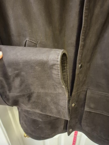 Vintage NWT Daniel Hechter Dark Brown Leather Field Jacket L/52 - photo 3