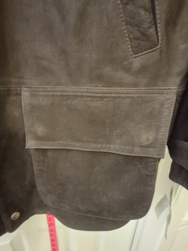 Vintage NWT Daniel Hechter Dark Brown Leather Field Jacket L/52 - photo 4