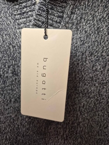 Vintage NOS NWT Bugatti Men's Grey Luxury Knit Sweater Size Larg - photo 3