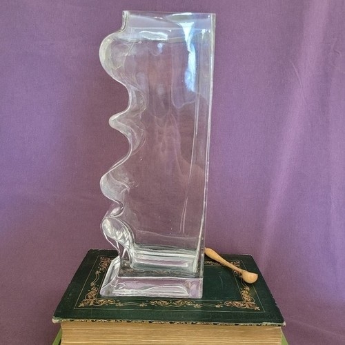 Vintage Crystal Puzzle vase in the style of Josef Riedel - photo 2