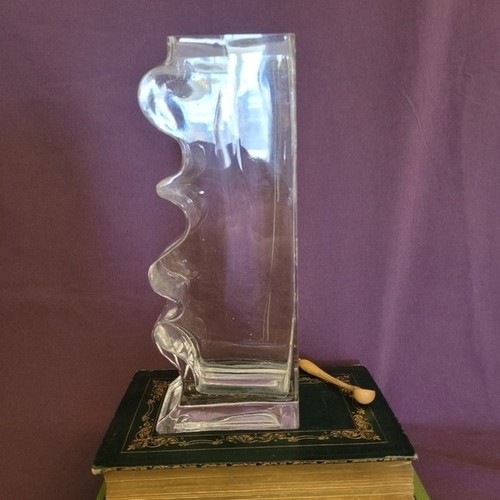 Vintage Crystal Puzzle vase in the style of Josef Riedel - photo 4