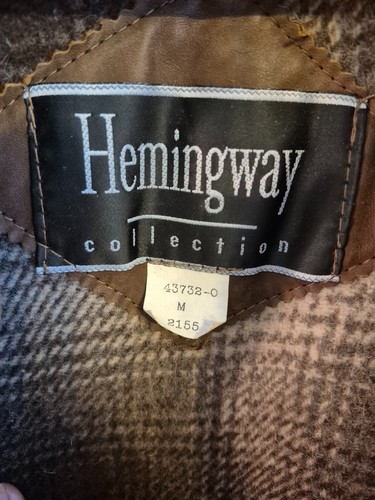 Vintage NWOT Men's Brown Leather Jacket with Wool Lining - photo 3