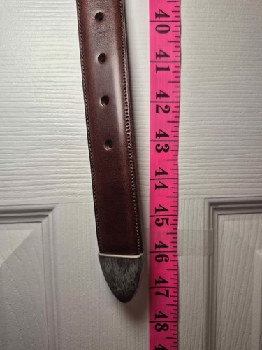 Vtg New Old Stock NWT Bench Craft Canada Brown Leather Belt Size - photo 3