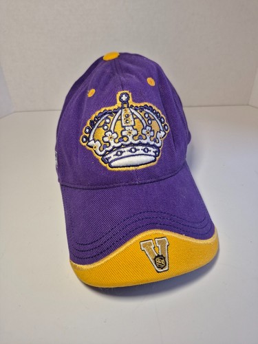 L.A. Kings Hat Purple NHL Vintage Hockey Adjustable Cap