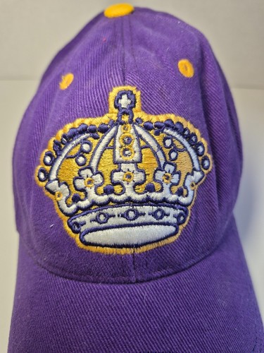 L.A. Kings Hat Purple NHL Vintage Hockey Adjustable Cap - photo 5