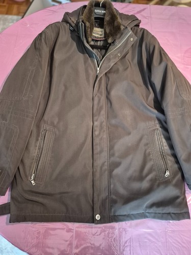 Leima Vintage Men's Hooded Chore Winter Barn Jacket Large
