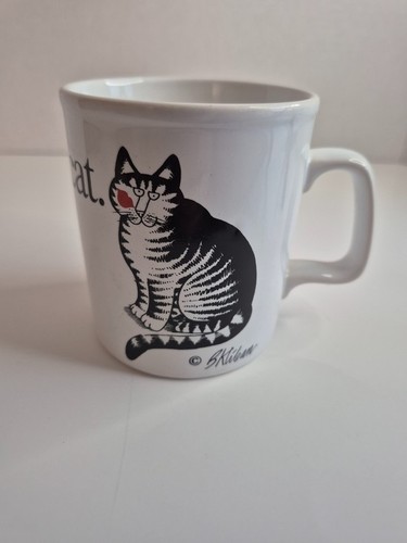 Vintage B. Kliban Love a Cat Coffee Cup Tea Mug Kiln Craft