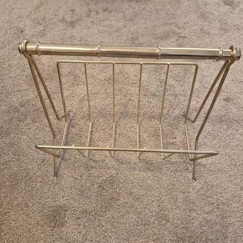 Vintage MCM Magazine Rack / Vinyl Records Stand