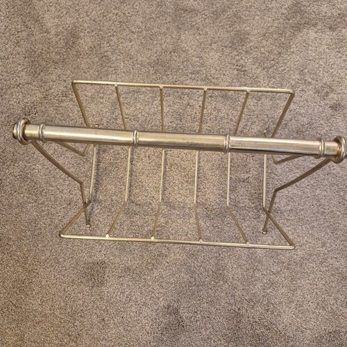 Vintage MCM Magazine Rack / Vinyl Records Stand - photo 2