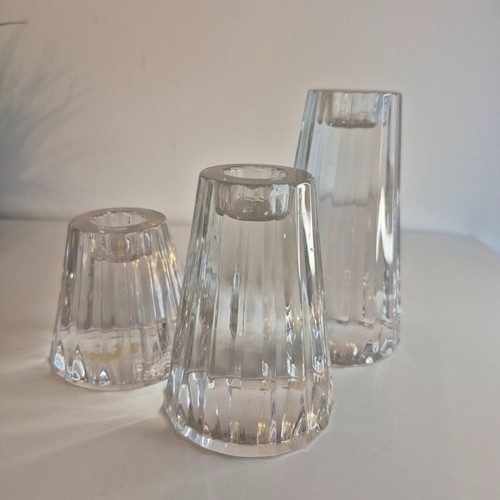Paloma Picasso Villeroy & Boch Crystal Candlestick Holders