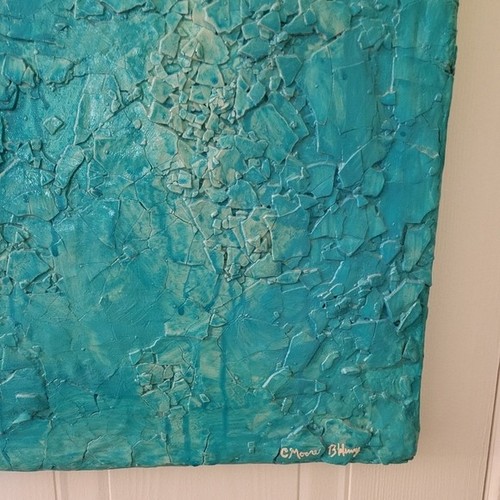 Original Vtg Indigenous 3D Mix Media Art by Christine Moore, Bri - photo 4