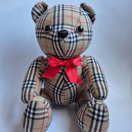 Burberrys Vintage Nova Check Teddy Bear New No Tags