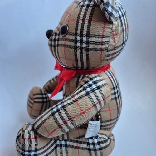 Burberrys Vintage Nova Check Teddy Bear New No Tags - photo 2