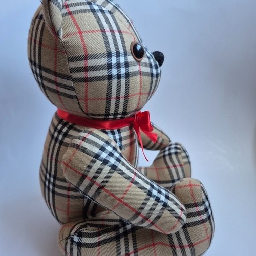 Burberrys Vintage Nova Check Teddy Bear New No Tags - photo 4