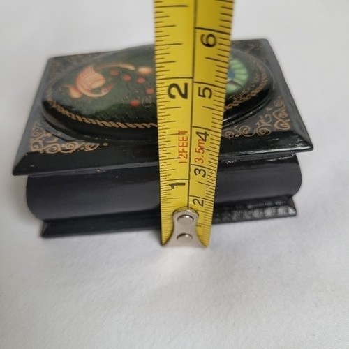 Russian Miniature Hand Painted Lacquer Box Fairy Tale - photo 3