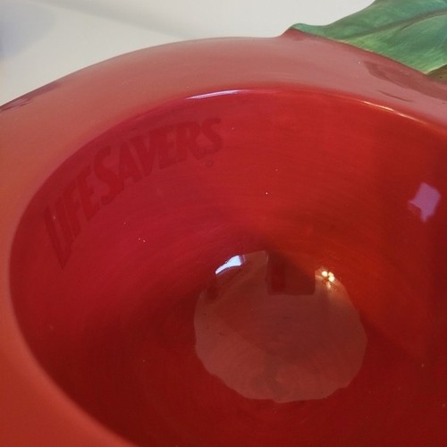 Lifesavers Ceramic Cherry Candy Dish/bowl limited edition - photo 5