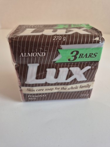 Vintage Lux Almond Skin Care Soap - Brown Packaging (3 Bars)