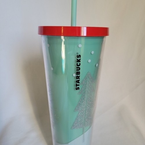 Starbucks 2018 Holiday Gnome Trees Venti Cold Cup 24oz