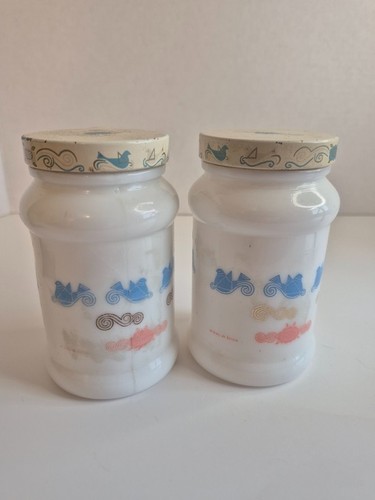 Vintage White Milk Glass Apothecary or Vanity Jar 1940s - photo 4