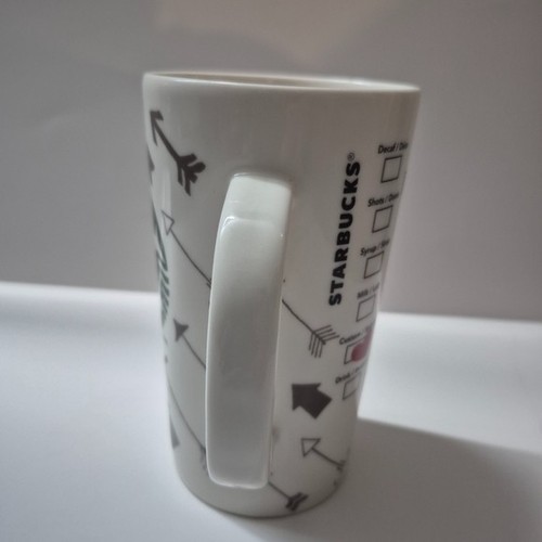 Starbucks Valentines Special Day Heart Mug 2014 White Arrows - photo 3