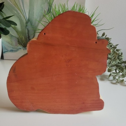 Vintage Handcrafted Santa Claus Holiday Decor Wooden Primitive F - photo 2