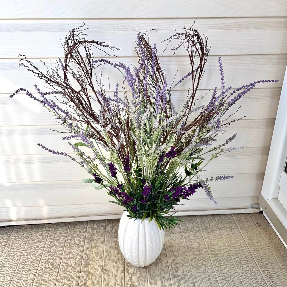 Beautiful Artificial Lavender Flower Arrangement