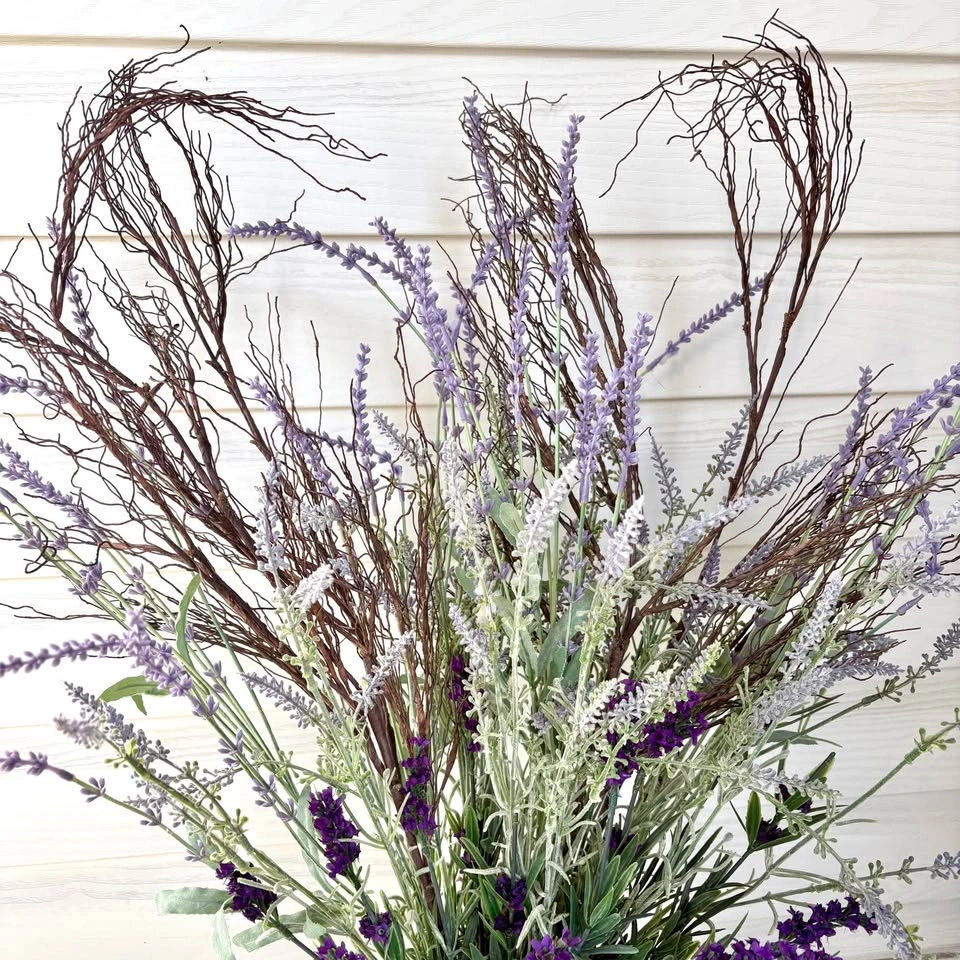 Beautiful Artificial Lavender Flower Arrangement - photo 4