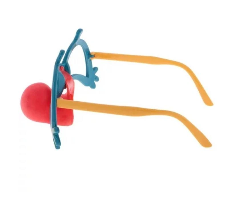 🏈 NEW! Adult - Older Kids Unisex Clown Red Nose Glasses - photo 5