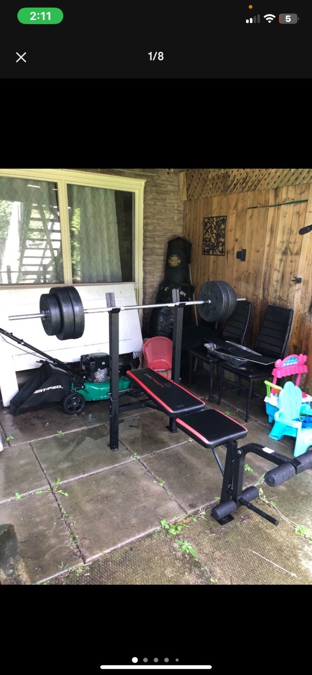 Benchpress + Bar + Weights