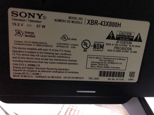 Sony XBR-43X800H 4K Smart TV - photo 5
