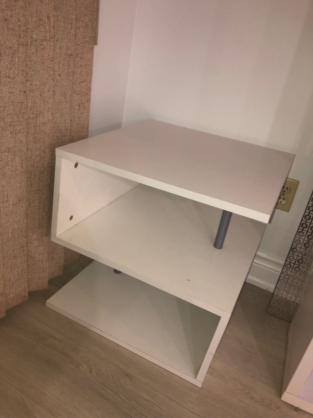 White Side table