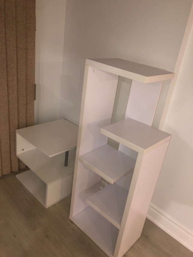 White Wooden Shelf - photo 2