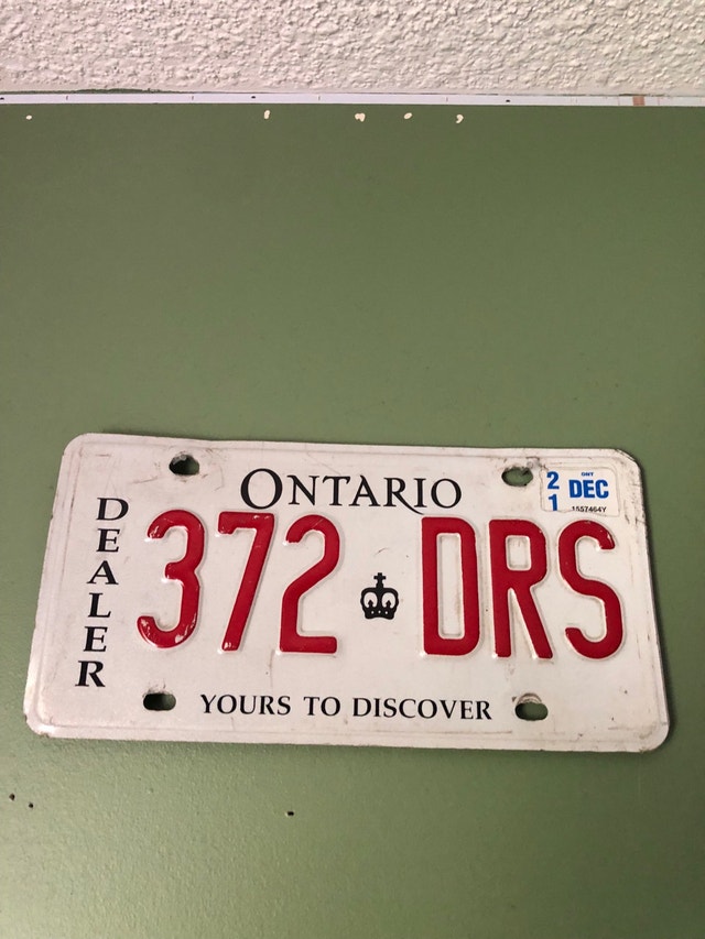 Dealer License Plate - photo 3