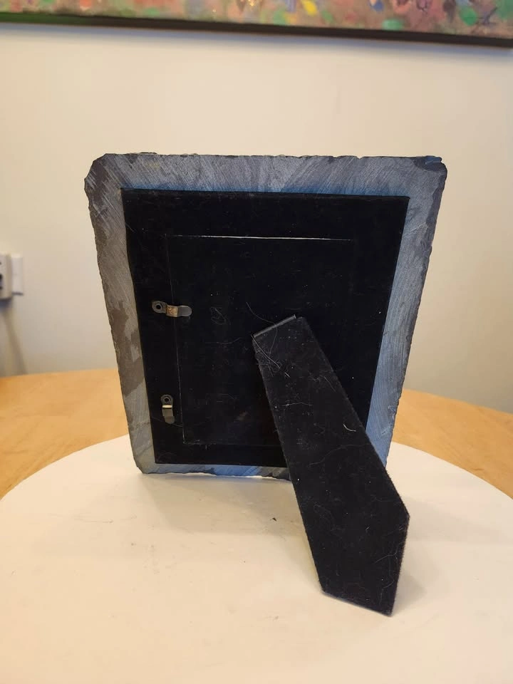 🏈  Natural Slate Stone Picture Frame - photo 3