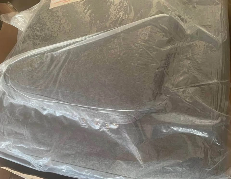 110'' 4-Seat Sectional Sofa Light Grey - photo 2
